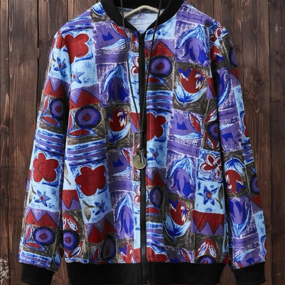 Boho Zip Up Jacket